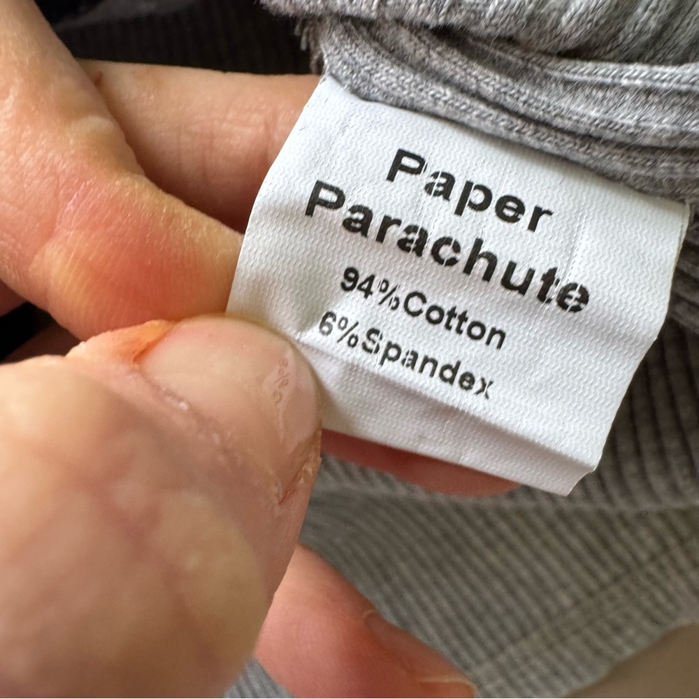 Paper Parachute Color-block Ribbed Knit Top - Picture 6 of 7